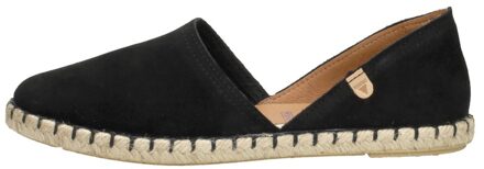 Carmen dames espadrilles. - Zwart - Maat 39