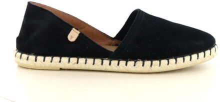 Carmen dames espadrilles. - Zwart - Maat 40