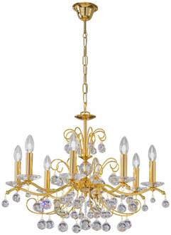 Carmen kristal goud 8-lamps Ø 70 cm goud, helder