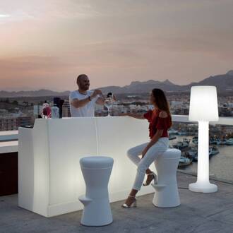 Carmen vloerlamp hoogte 165 cm daglicht wit