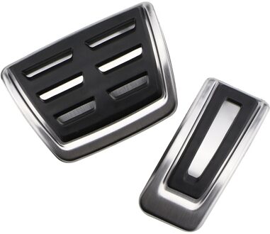 Carmilla Auto Pedaal Cover Voor Volkswagen Vw T-Cross Tcross Brake Gas Brandstof Cluth Auto Pedalen protector Accessoires AT Pedals