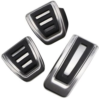 Carmilla Auto Pedaal Cover Voor Volkswagen Vw T-Cross Tcross Brake Gas Brandstof Cluth Auto Pedalen protector Accessoires MT Pedals