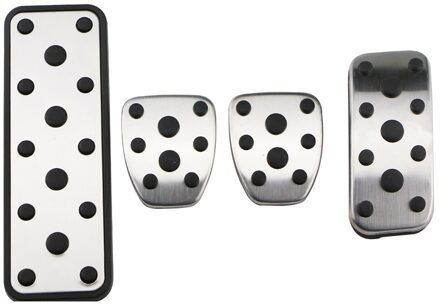 Carmilla Auto Pedalen Kit Voor Subaru Forester 2006 Xv Impreza 2006 Gas Rem pedaal Restfoot Pedaal Covers MT met rust uit