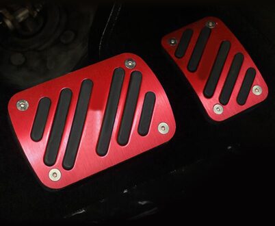 Carmilla Op Auto Pedalen Voor Peugeot 3008 Gt Suv Auto Onderdelen Rem Gas Pedaal bescherming Cover Rood