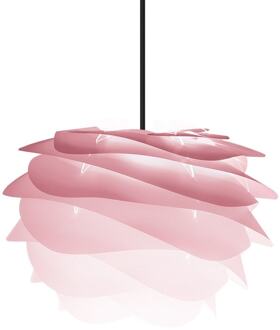 Carmina Mini hanglamp baby rose - met koordset zwart - Ø 32 cm Roze