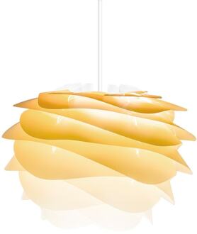 Carmina Mini hanglamp sahara geel - met koordset wit - Ø 32 cm