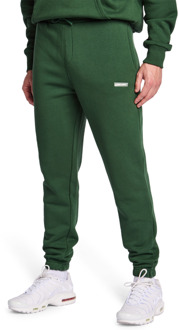 Carmine Broeken Heren - Groen - Maat S - Katoen Fleece Green