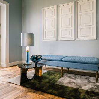 Carnaval 1 tafellamp blauw, wit, helder