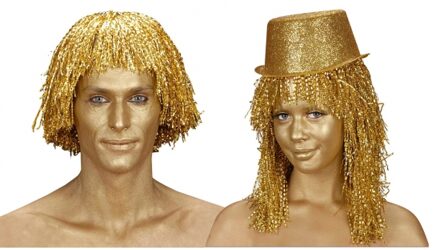 Carnaval Make-up tube - goud - 28 gram - schminken - grimeren - volwassenen en kinderen