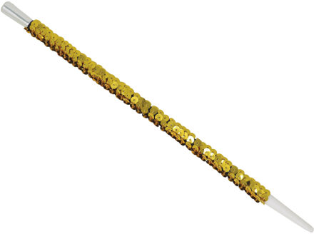 Carnaval Sigaretten houder met pailetten - goud - charleston/jaren 20 stijl