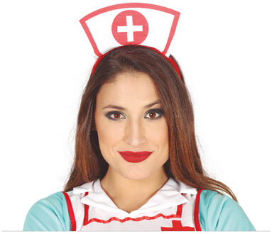 carnaval verkleed accessoire Zuster/verpleegster diadeem - sexy nurse