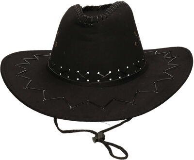 Carnaval verkleed Cowboy hoed Dallas - zwart - voor volwassenen - Western thema
