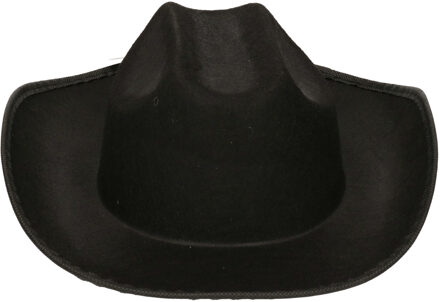 Carnaval verkleed Cowboy hoed El Paso - zwart - kinderen - Western thema