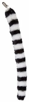 Carnaval verkleed dierenpak - Pluche ringstaart maki staart - 50 cm