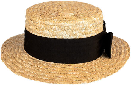 Carnaval verkleed Gondoliers hoed - Lou Bandy - stro