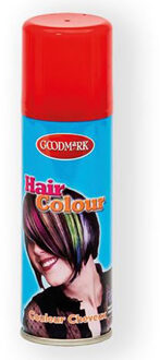 Carnaval verkleed haarverf/spray - rood - 125 ml - kinderen en volwassenen - makkelijk uitwassen