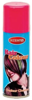 Carnaval verkleed haarverf/spray - roze - 125 ml - kinderen en volwassenen - makkelijk uitwassen
