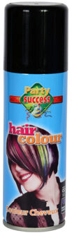 Carnaval verkleed haarverf/spray - zwart - 125 ml - kinderen en volwassenen - makkelijk uitwassen