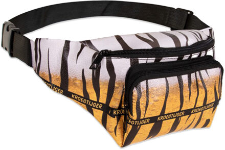 Carnaval verkleed Heuptasje - tijgerprint - volwassenen - foute party