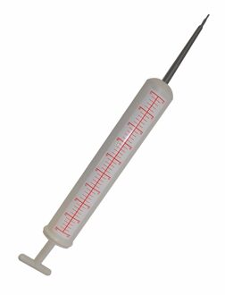 Carnaval verkleed injectie spuit - groot - 82 cm - kunststof - zuster/verpleegster