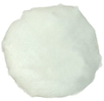 Carnaval verkleed Konijnen/hazen staart - wit - verkleedaccessoires - dierenpak