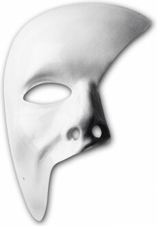 Carnaval verkleed masker phantom of the opera - wit