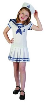 Carnaval verkleed matrozen jurkje - verkleedkleding - meiden - matroos