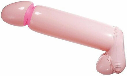Carnaval verkleed penis - 35 cm - fop piemel - foute party - opblaasbaar