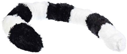 Carnaval Verkleed ringstaart - maki aap staart - 68 cm - met clip - themafeest Multi