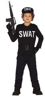Carnaval verkleed set - Politie/swat kostuum - voor jongens/meisjes - One size;;;