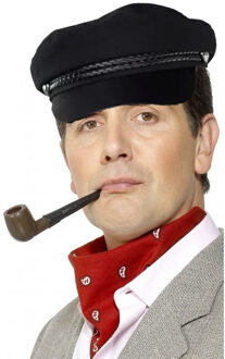 Carnaval verkleed setje - heren - Vissers kapitein - hoed en pijp