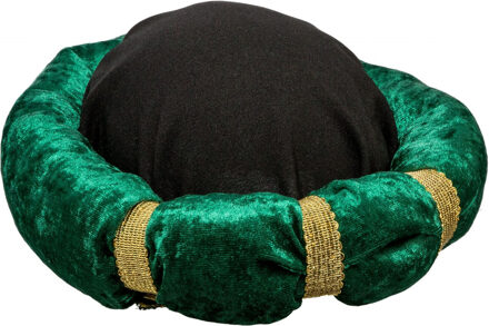 Carnaval verkleed Tulband - 1001 nacht Sultan - groen - volwassen - themafeest