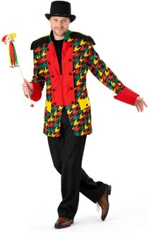Carnavalsjas Heren Rood/Geel/Groen Patroon Martijn Multikleur - Print