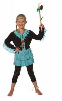 Carnavalskleding Indianen jurkje meisje Wishbone Maat 140
