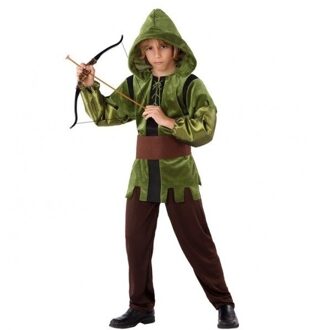 Carnavalskleding Robin Hood kostuum voor kinderen 128 (7-9 jaar) - Carnavalskostuums Multikleur