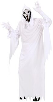 Carnavalskleding: Spook kostuum wit Wit - Transparant