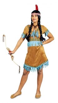 Carnavalskostuum indiaan voor dames Multi