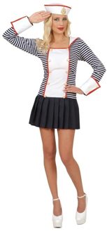 Carnavalskostuum matroos voor dames Multi