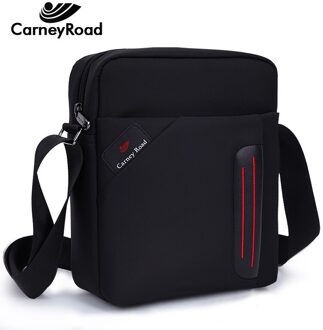 Carneyroad Mannen Schoudertas Waterdichte Ipad Handtassen Casual Messenger Tassen Voor Mannen zwart / L