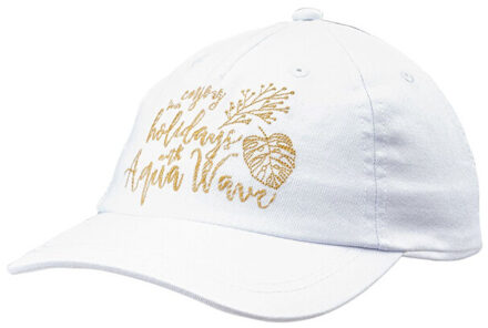 Carol geborduurde denim baseballpet - maat One size Wit