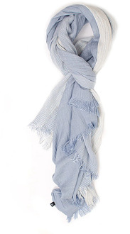 Carola | scarf with gradient | sky blue Print / Multi - One size