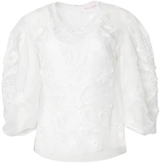 Carolina Herrera Blouses Shirts Carolina Herrera , White , Dames - L,M,S