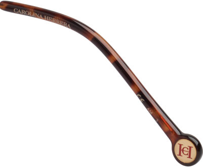 Carolina Herrera CH0035S Eckige Sonnenbrille aus Metall für Damen Bruin - One Size