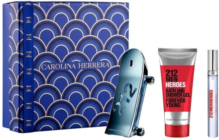 Carolina Herrera Geschenkset Carolina Herrera 212 Heroes Men Gift Set 10 ml + 90 ml + 100 ml