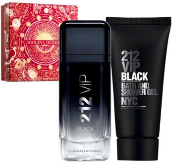 Carolina Herrera Geschenkset Carolina Herrera Men's 212 VIP Black Gift Set 2 x 100 ml