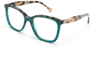 Carolina Herrera Groene Optische Bril voor Dagelijks Gebruik Carolina Herrera , Green , Dames - 52 MM