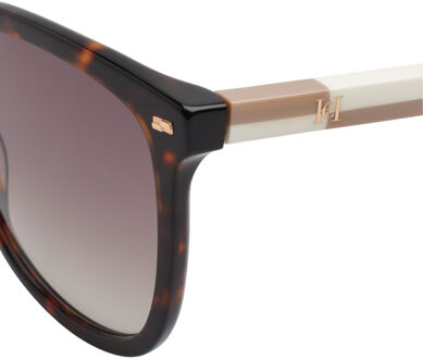 Carolina Herrera HER0136S Acetaat vlinder zonnebril voor dames Bruin