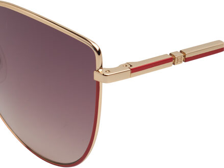 Carolina Herrera HER0138S Cat-Eye-Sonnenbrille aus Metall für Damen - maat Goud