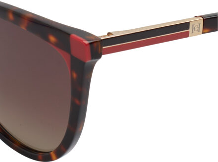 Carolina Herrera HER0141S Acetat-Schmetterlings-Sonnenbrille für Damen Bruin
