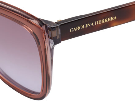Carolina Herrera HER0188S Vierkante zonnebril voor dames Bruin - One Size